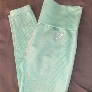 Green gymshark leggings